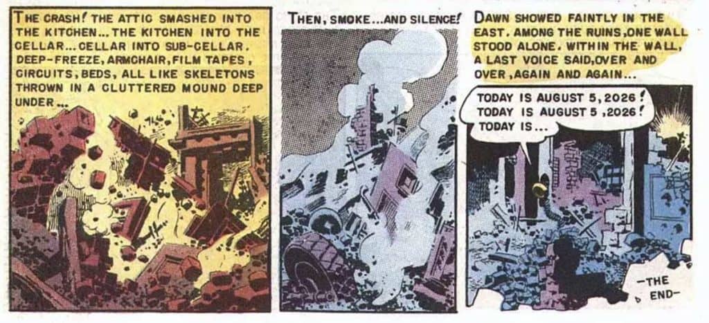From Weird Fantasy #17, 1952 adaption, illustrated by Wally Wood